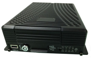 Linux H.264 HDD GPS Mobile DVR 4-CH D1 / HD1 Support Audio Video Output